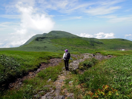 登山道から笙ヶ岳