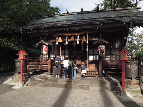 伊香保神社 子供たちのお参り