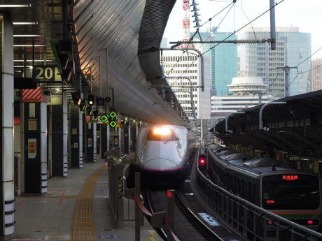 上越新幹線「とき」で新潟へ