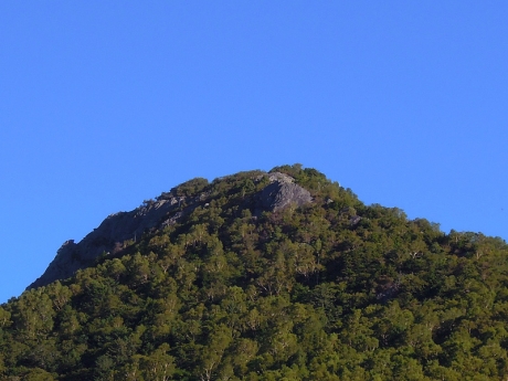 国師ヶ原から山頂を見上げる