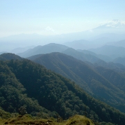 行者ヶ岳から塔ノ岳山頂、大倉尾根―2005秋の丹沢表尾根縦走　その二